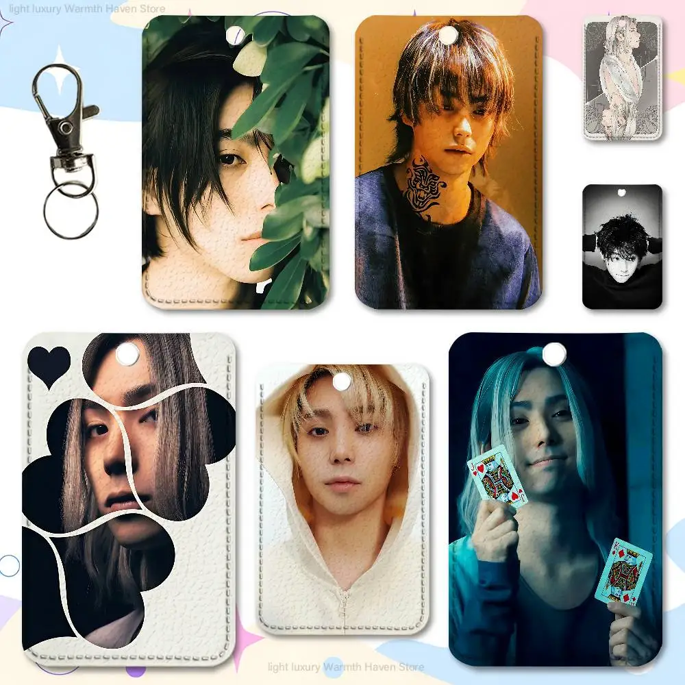 

Actor N-Nijiro Murakami Premium PU Leather Card for Daily Use Holder Card Case with Metal Carabiner Customizable Design