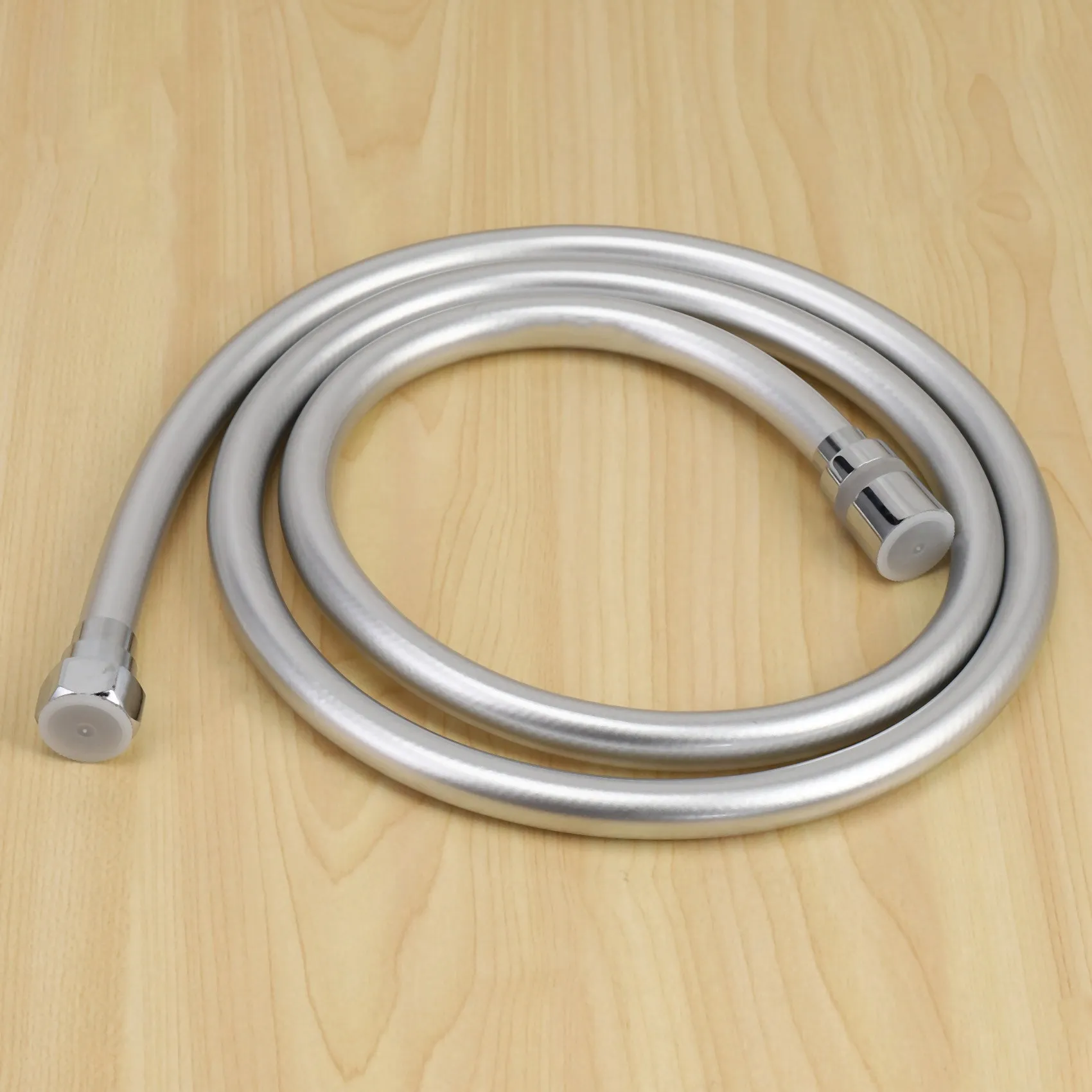 ABGR-2X Selang Mandi Halus Anti-Kusut Tebal Tekanan Tinggi PVC untuk Kepala Pancuran Genggam Mandi Selang Mandi Fleksibel-1.5M