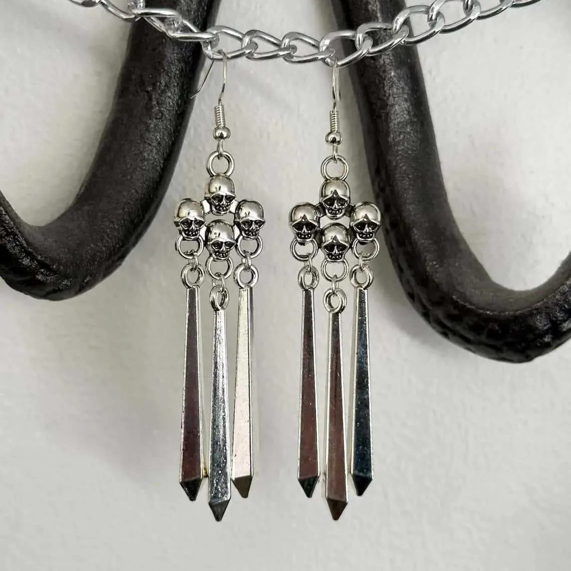 Skull Cone Earrings… - image