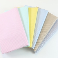 Colorful Striped Pure Cotton Twill Fabric for DIY Sewing Quilting Patchwork, 160x50cm
