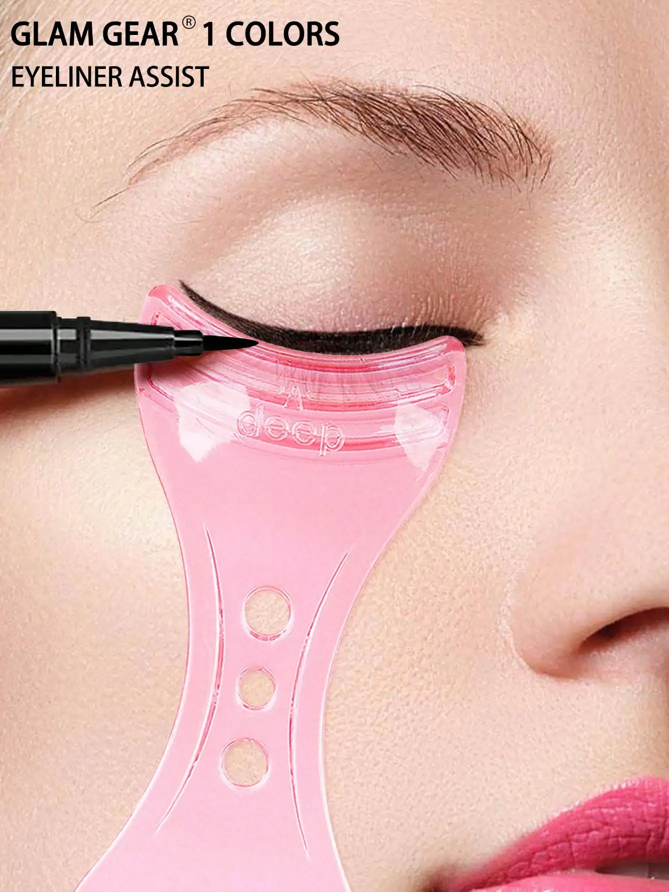 3-in-1 Mascara Applicator, Mascara Protector, Lash Assist, 1 Reusable Makeup Assistant, Assistive Device for Beginners Perfect A