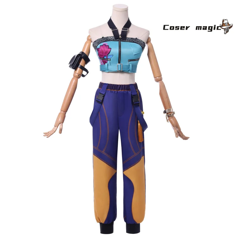 K-Pop: أزياء شيطان الصيادين زوي التأثيرية أزياء الهالوين كرنفال حفلة عيد الميلاد لعب الأدوار ملابس الملابس للنساء