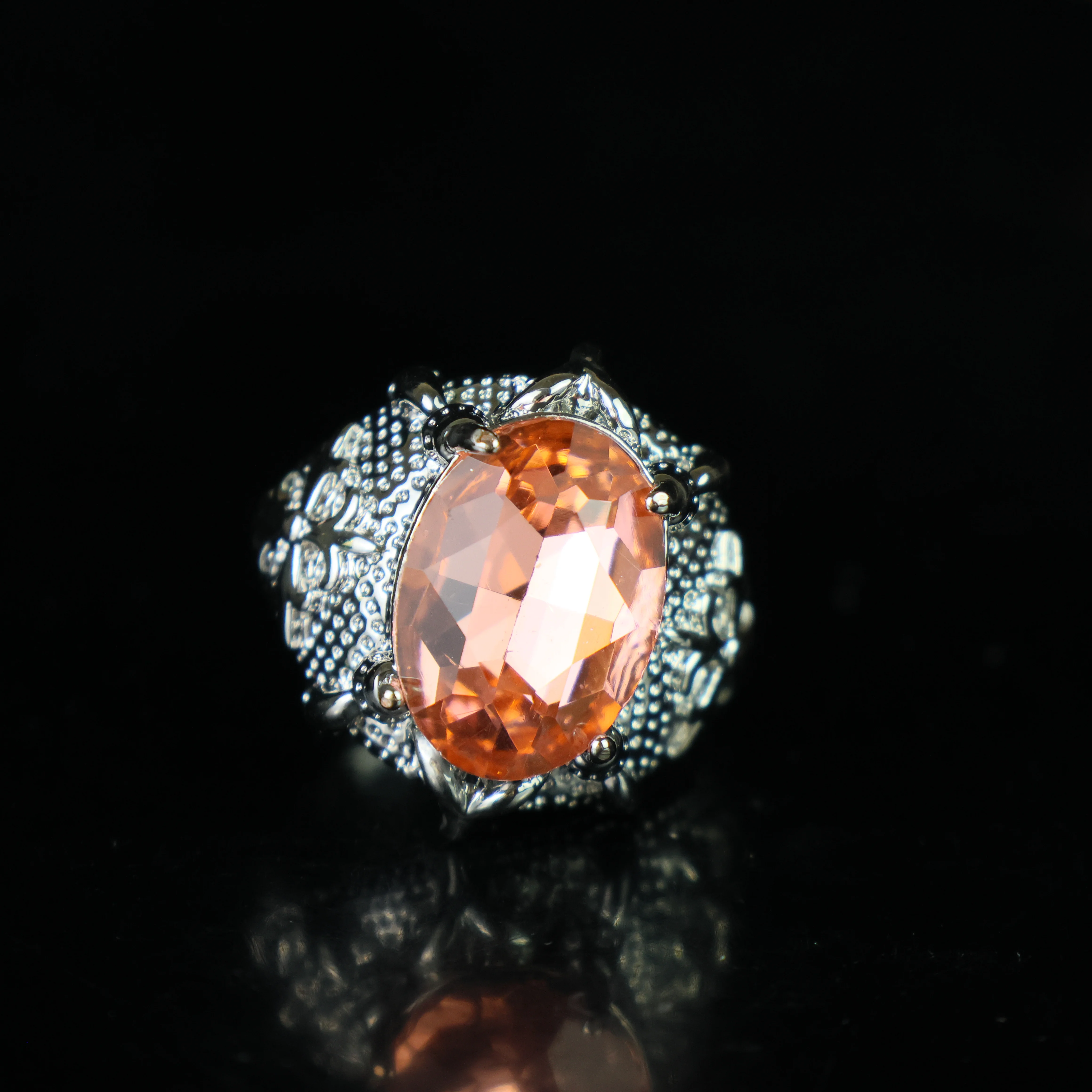 

Кольцо из серебра 925 пробы с аквамарином, ручной работы, в подарок