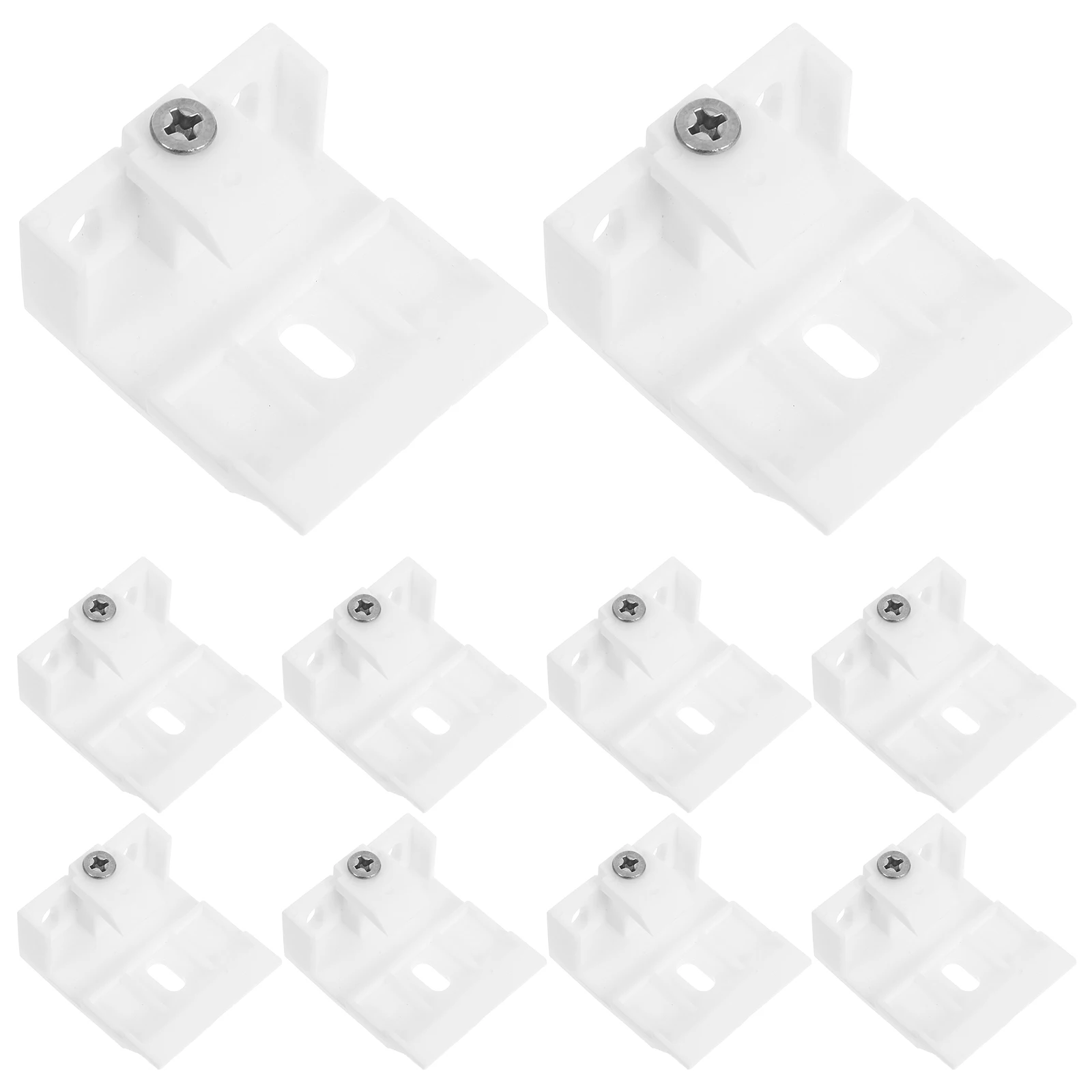 

10 Pcs Venetian Blind Support Frame Blinds Curtain Accessories Bath Holders for Bedroom Plastic Baffle