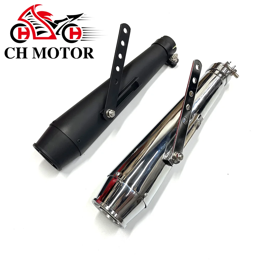 

slip-on stainless steel Motorcycle exhaust Escapes Para Motos Retro exhaust pipe x4 muffler universal 38mm 40mm 42mm 45mm