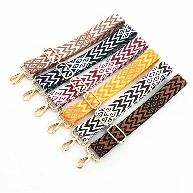 

New Colorful Bag Strap for Crossbody Adjustable One Shoulder Belt Diy Crochet Bags Accessories