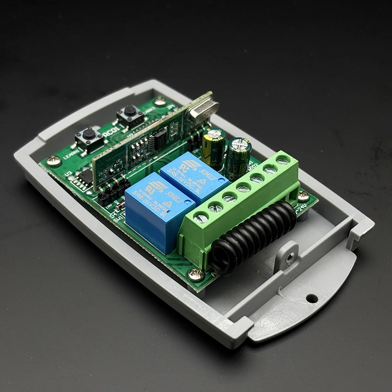 Universal Works With Tuya 433MHz Garage Gate Remote Control Receiver 433.92MHz Fixed Rolling Code Wifi Smart Switch Module Relay