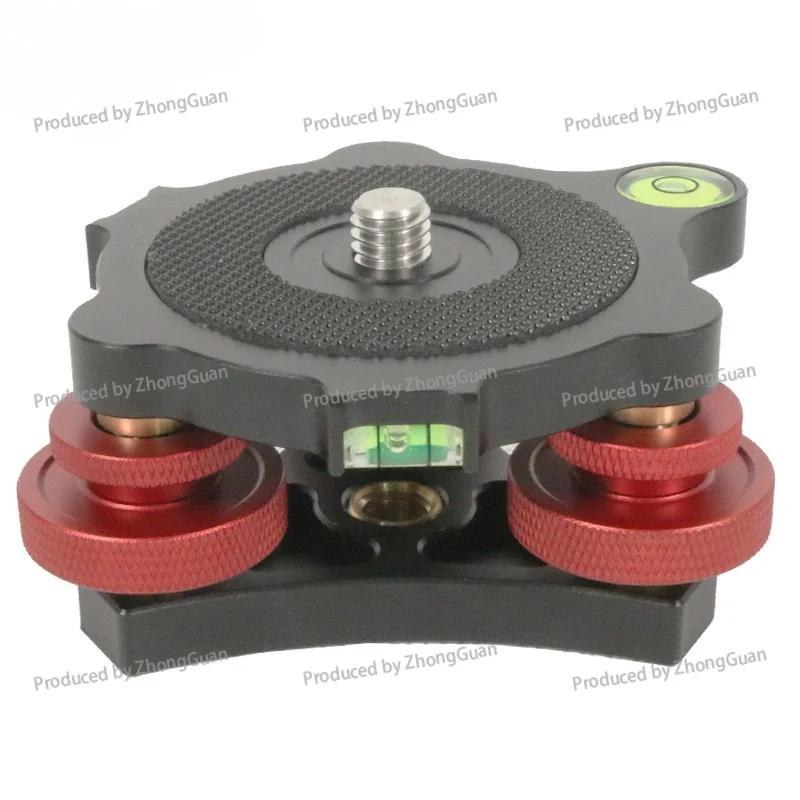 Slr Camera Gimbal Bottom Base Tripod Horizontal Adjustment Base Three-way Aluminum Alloy Angle Fine Adjustment Base
