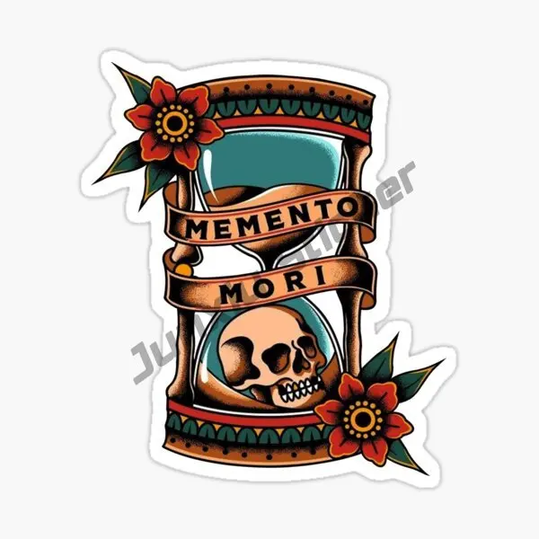 Memento Mori Stickers for Room Anime Car Kid Window Decor Wall Cute Art Laptop Living Room Bumper Home Water Bottles stickers