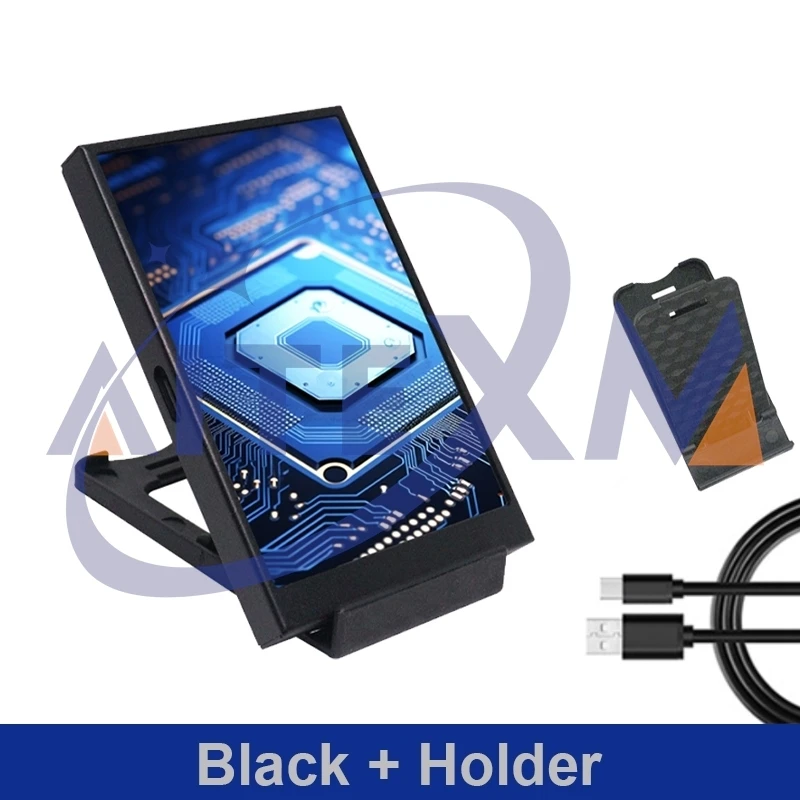 3.5 بوصة IPS نوع C شاشة ثانوية للكمبيوتر وحدة المعالجة المركزية GPU RAM HDD عرض 320*480 USB شاشات كريستال بلورية بحرية AIDA64 Win 10 11