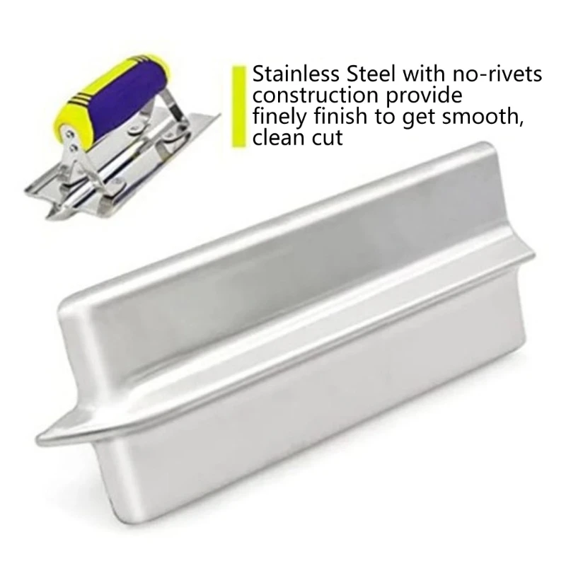 Conjunto afiador e ranhurador manual concreto liso e limpo para emplastros, estuque, cimento, acabamento 517A