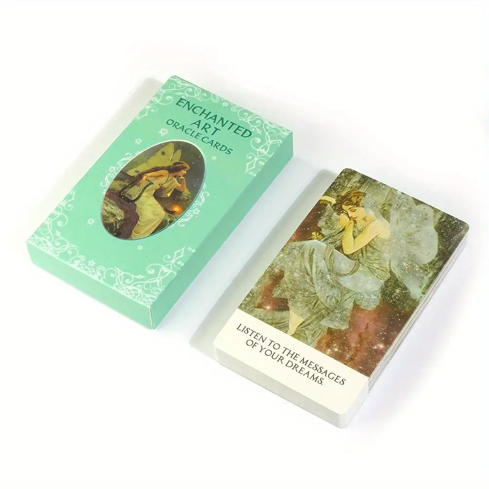 

Зачарованная художественная колода Oracle Fate с картами Таро, настольная игра для вечеринки, карта судьбы, игра-гадалка