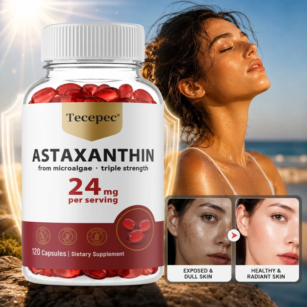 Astaxanthin 24mg - Anti-oxidation, Support Skin, Eye, Joint Health, Relieve Eye Fatigue, Enhance Immunity
