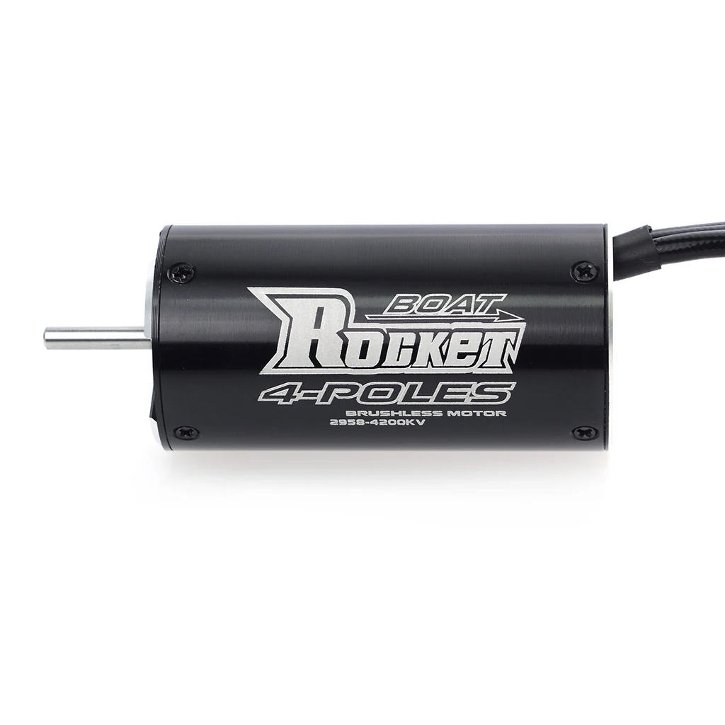 ROCKET-RC 2948 2958 2968 Brushless Motor 70A ESC 29-S/29-L Water Cooling Jacket Waterproof Combo for Traxxas 600-800mm RC Boat