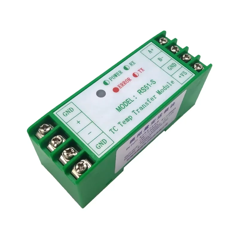 RS51-S thermocouple acquisition module transmitter 4-20MA current and voltage to RS485 signal isolation