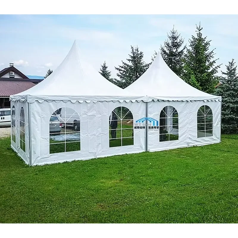 for 3x3m 4x4m 5x5m Waterproof Exhibition Tent Wedding Party Event Garden Marquee Trade Show Pagoda Tents