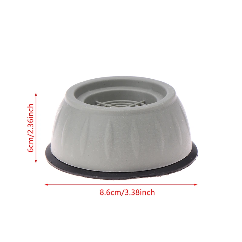 4/8Pcs Anti Vibration Feet Pads Washing Machine Rubber Legs Slipstop Silent Skid Raiser Mat Universal Furniture Support Stand