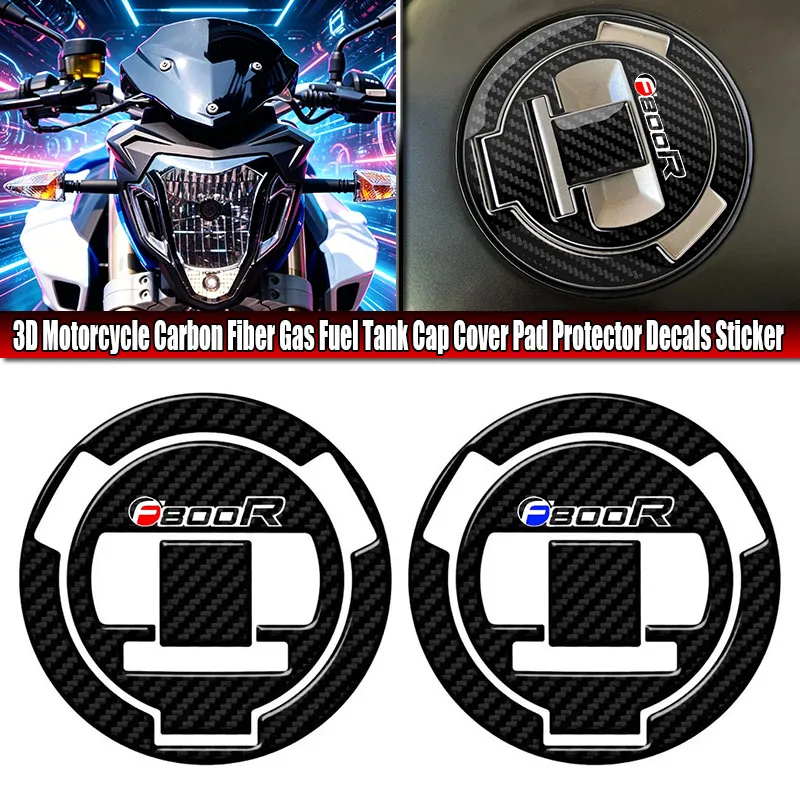 

F800R motorcycle 3D Sticker Decal Emblem Protection Tank Pad Cap Fit FOR F800R F 800R