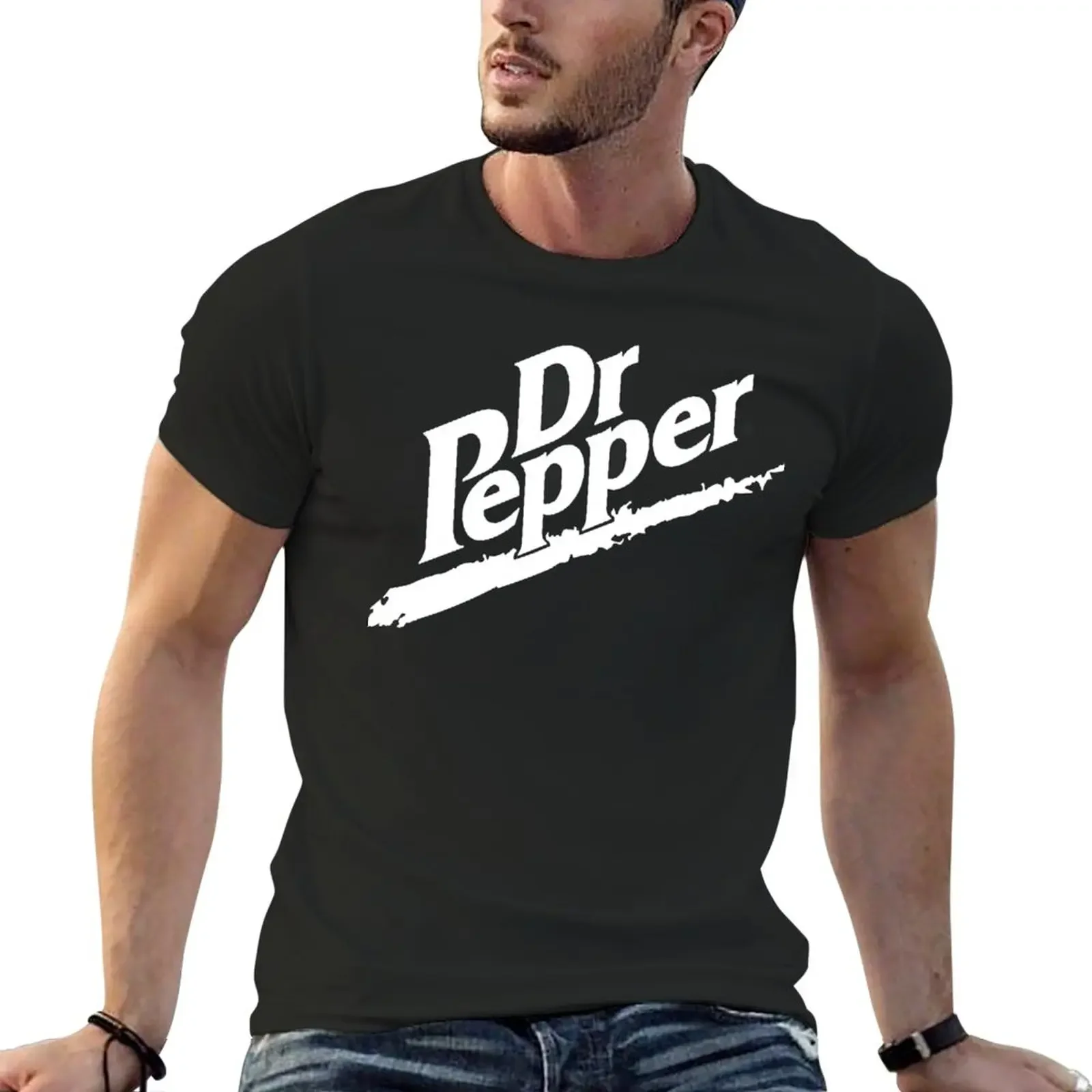 New Dr Pepper 90s Maroon Background T-Shirt heavyweight t shirts shirts graphic tees plain t shirts men