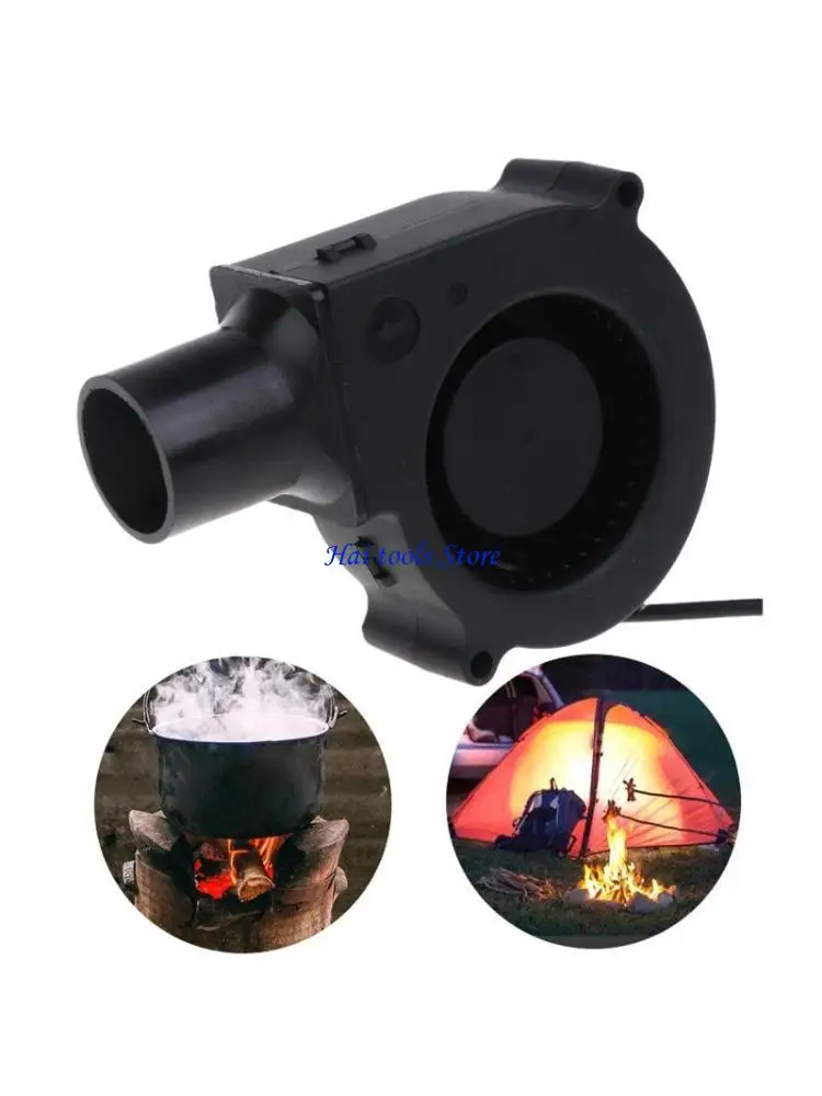 

X37E 7530 Электрический вентилятор для барбекю на открытом воздухе 2500R 5,5x2,1 мм 12 В для гриля-барбекю