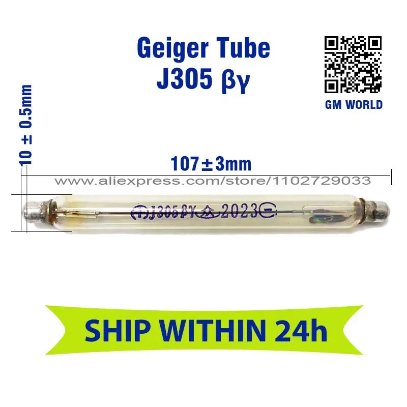 J707 smallest Geiger tube use for portable Geiger counter nuclear radiation detector