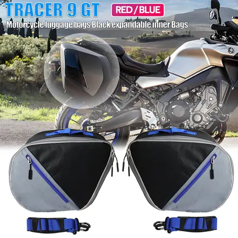 새로운 오토바이 부품 라이너 내부 수하물 보관 사이드 박스 가방 YAMAHA Tracer 9 Tracer9 GT 2020 2021