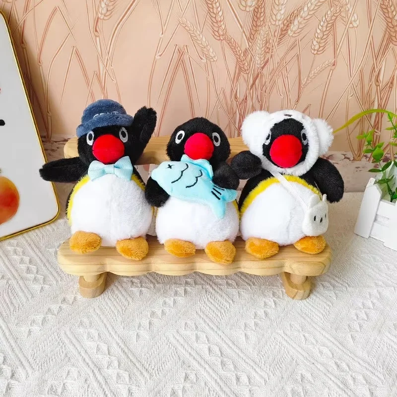 15cm Plush Penguin Keychain Creative Dress Up Cute Stuffed Cartoon Doll Bag Pendant Charm Key Ring Toy Girl Surprise Gift view 6