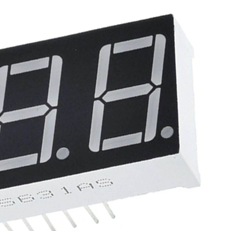 PORK-0.56 Inch LED Display 7 Segment 3 Bit Digit Tube Red Common Cathode Digital 0.56 Inch Led 7Segment