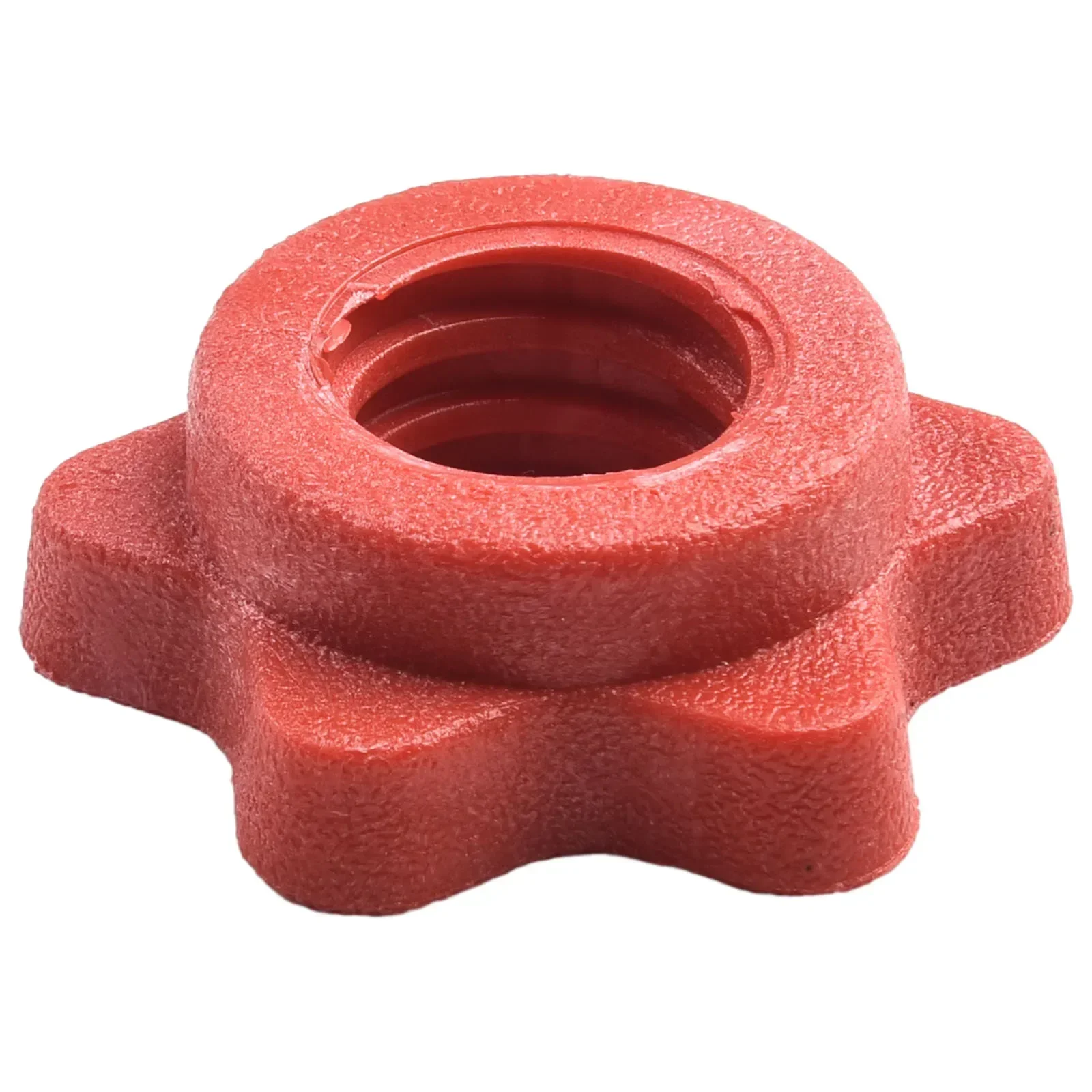 Barbell Dumbbell Nut Check Clips Nut Plastic Red Screw Spin Spinlock 25mm(1") Bar Collars Dumbbell New Useful