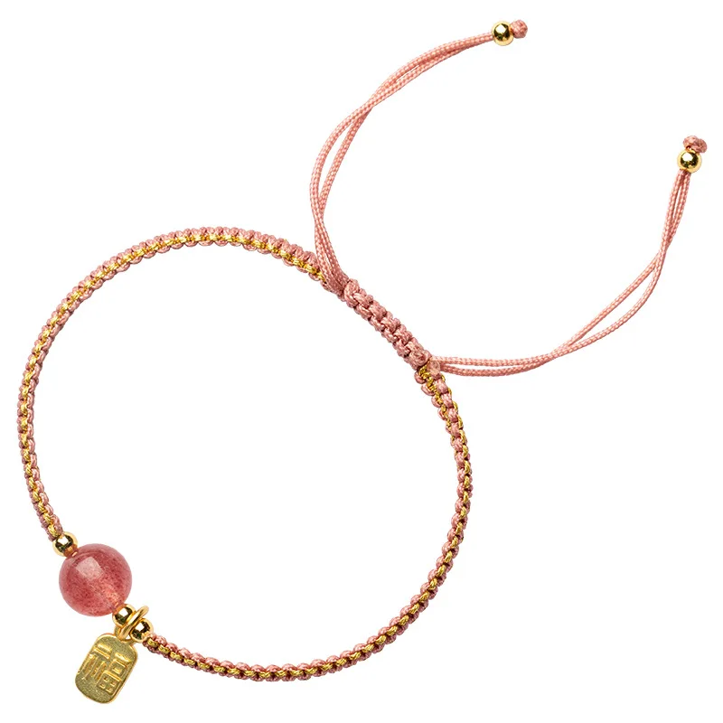 

Chinese style retro adjustable woven handstring