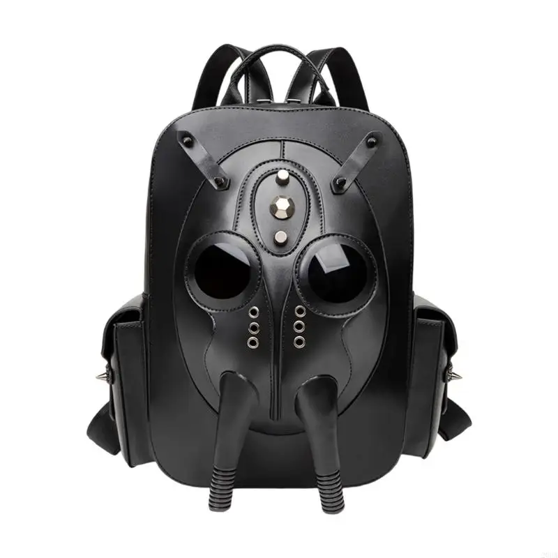 

Unisex Alien Themed Xenomorph Backpacks Punk Large Capacity PU School Bag Practical Book Bag for Fashion Women 20CA