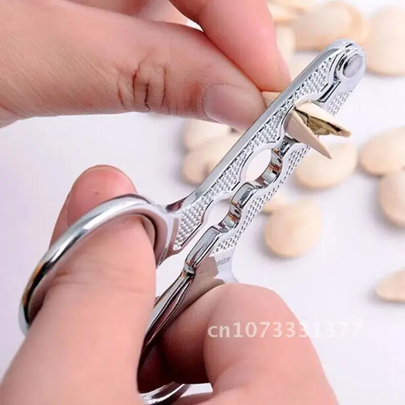 

Household tool sunflower Melon Seed Plier Scissor Nut Cracker Opener Clamp Walnut Pine Sheller Nutcracker Kitchen