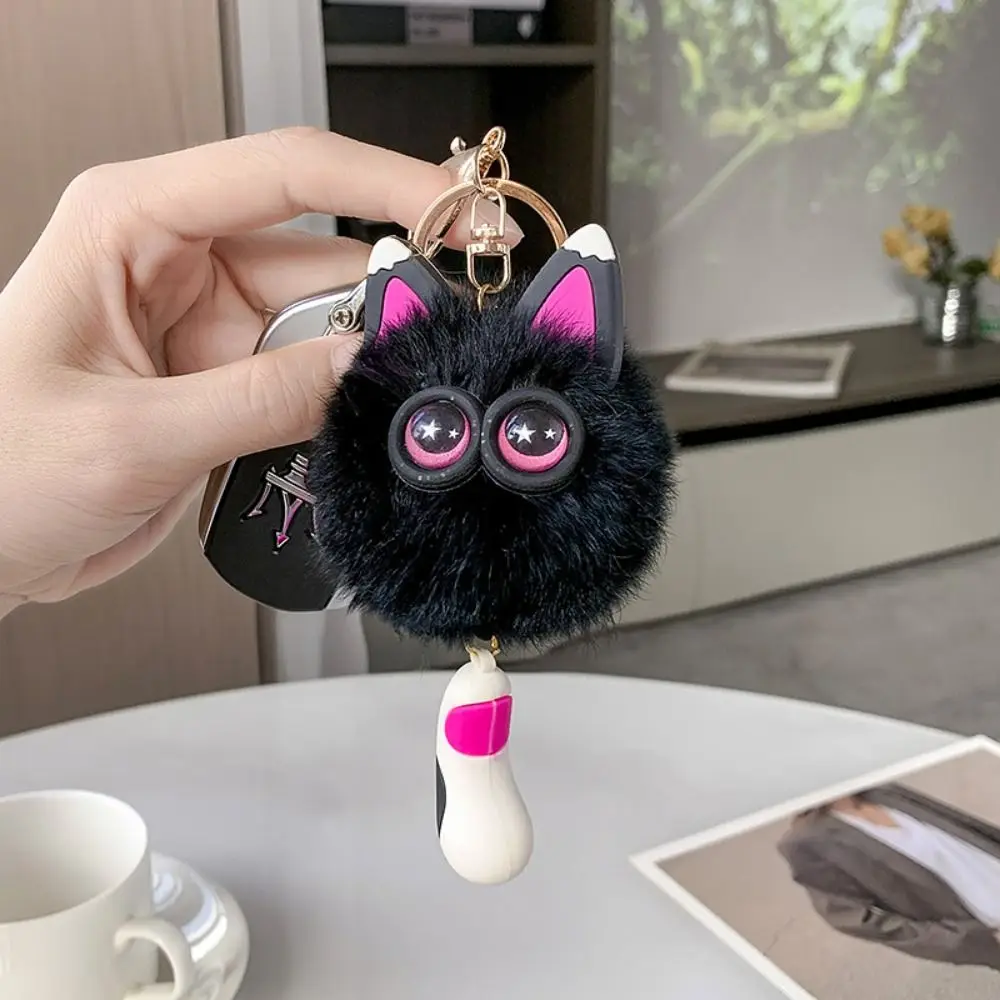 Bag Accessories DIY Pendant Cute Cartoon Cat Keychain Creative Imitation Pendant