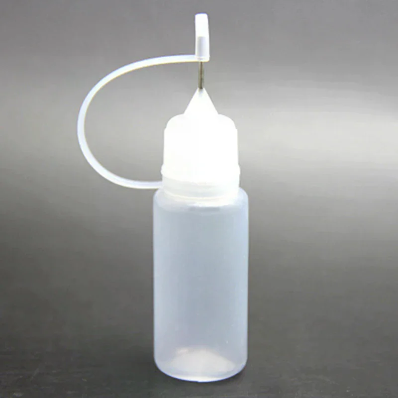 10ml Needle Tip Bottle Translucent Applicator Bottles Glue Bottles for Painting Pointed Mouth Oil Bottle Makeup Tools