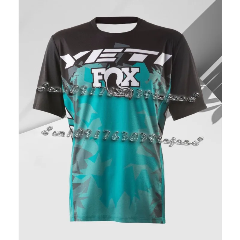 

2025 New Men's Quick-drying T-shirt Snowman Bicycle Jersey Comfortable and Casual Breathable Sweat-absorbing Short Sleeves Moto