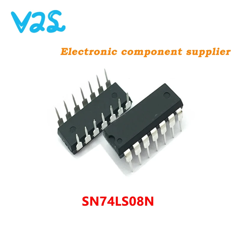 

(10pcs) 100% New SN74LS08N DIP14 SN74LS08 74LS08N 74LS08 DIP Integrated IC