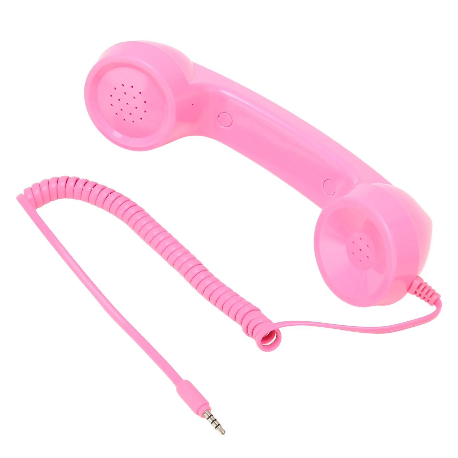 3.5mm Plug Retro Phone Handset Multifunction Radiation Proof Handheld Cell Phone Receiver for Smartphones and Computers