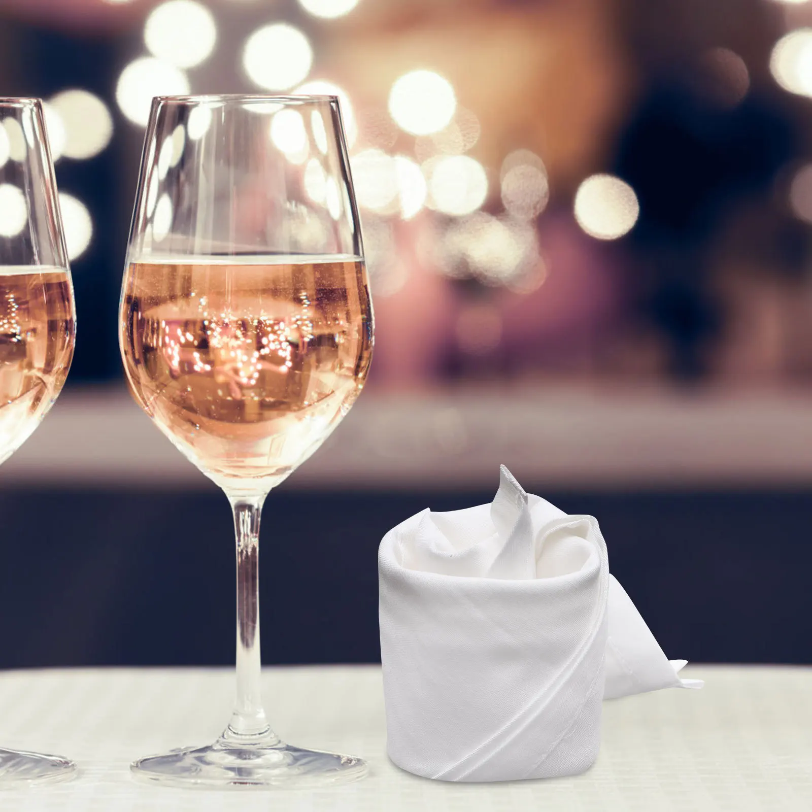 

6pcs Napkin Cloth Pure Cotton Dinner Napkins Washable Goblet For Restaurant Home Party Household Cotton Cloths