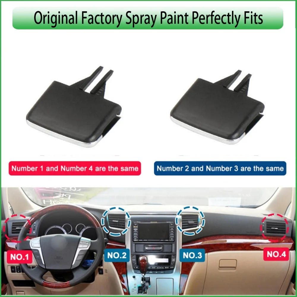 

For Toyota Alphard Air Conditioning Vent Toggle Piece Outlet Card Pad Clip Repair Bag Wind Direction Adjustment Plectrum 11-14