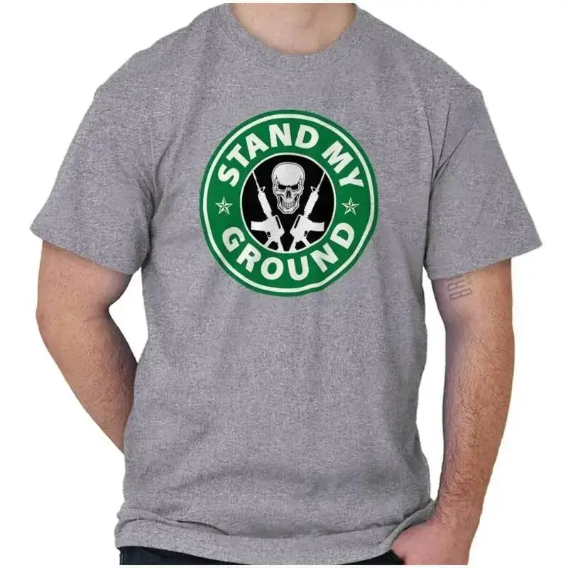 2nd Amendment Gun Rights Stand Your Ground Womens or Mens Crewneck T Shirt Tee