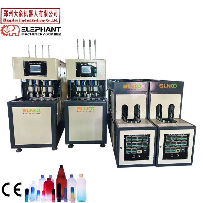 Customized China Supplier Plastic Bottle Making Machine Pet Bottle Blowing Machine Semi Automatic Plastic Blowing Machines