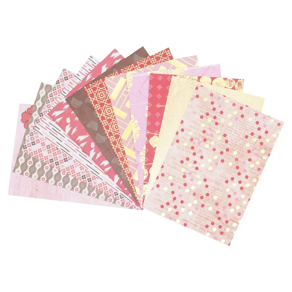 Kreatives Papier 6*4 Zoll mit Blumenmuster für Journaling und Scrapbooking A5 A6 Vintage Blumendesign Scrapbook Hintergrundpapiere – Detail 9