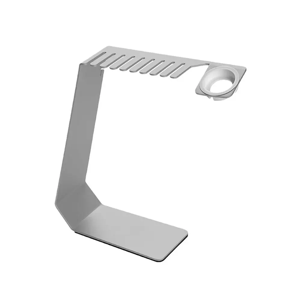 Dock da tavolo in acciaio inossidabile da 1pc con supporto per caricabatterie con staffa di archiviazione per cinturino per Apple watch supporto per cinturino IWatch ricarica G9U4