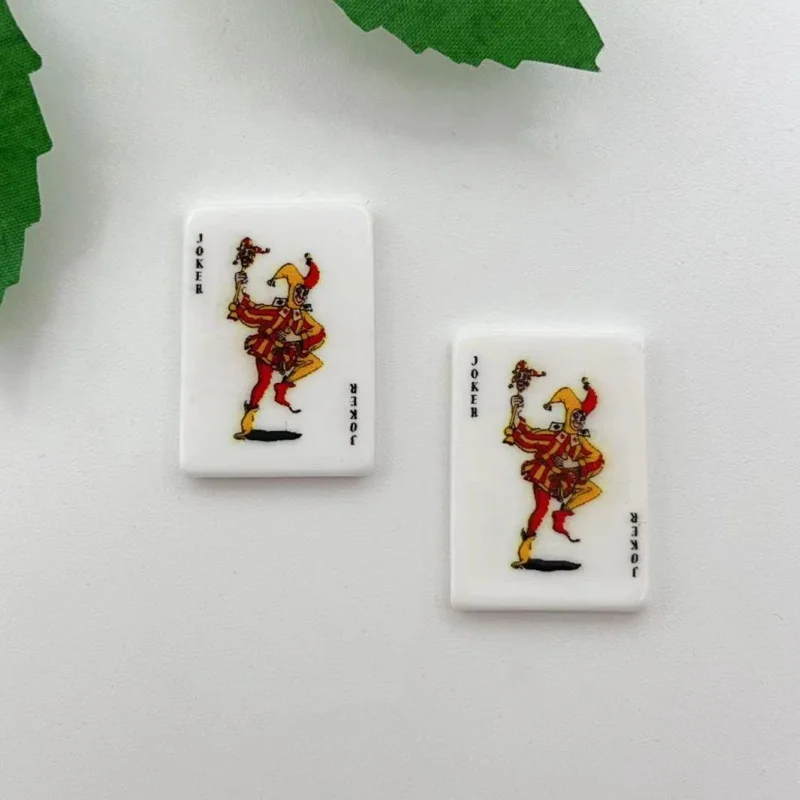 10pcs Dollhouse Mini Paper Playing Cards Miniature Simulation Small Game Casino Games Poker Party Home Decoration