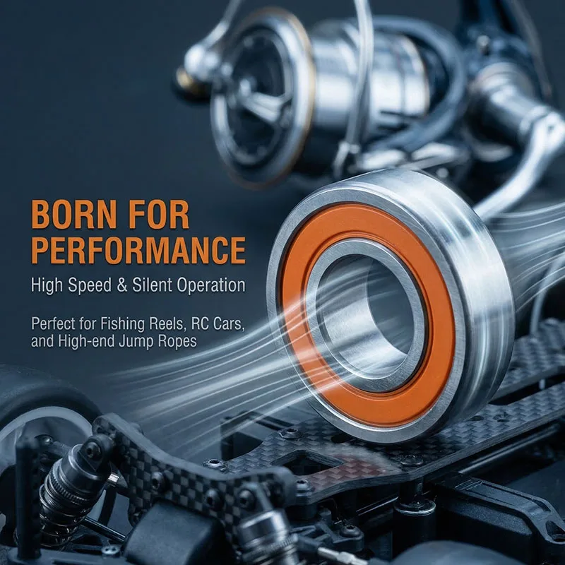 

10 шт. керамических шарикоподшипников 5x8x2.5 SMR85 2OS, гибридные керамические подшипники из нержавеющей стали SMR85 2RS 5*8*2.5 ABEC7 без смазки