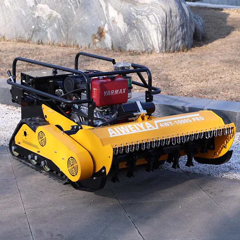 

Индивидуально настраиваемая, соответствующая стандартам CE Euro 5, с автоматическим дистанционным управлением, высокомощная самоходная гусеничная косилка-измельчитель.