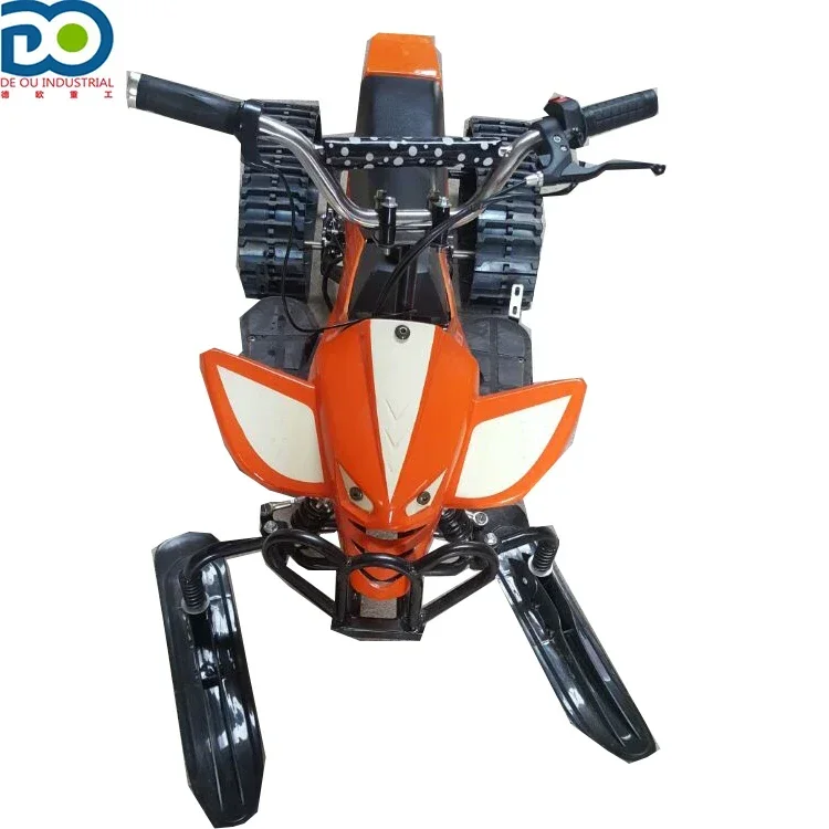 Manufacture Direct Multifunctional Electric Tracked Outdoor 110cc Kids Snowmobile for Children