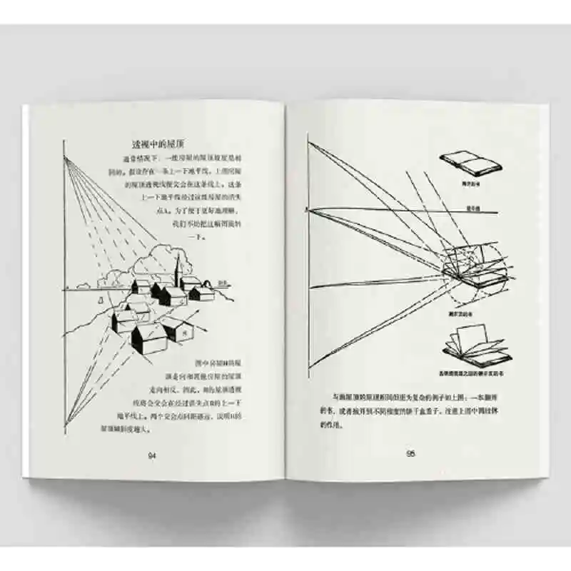 Perspective is so simple+Introduction to Perspective Drawing book Fundamentals Perspective Drawing Western art techniques