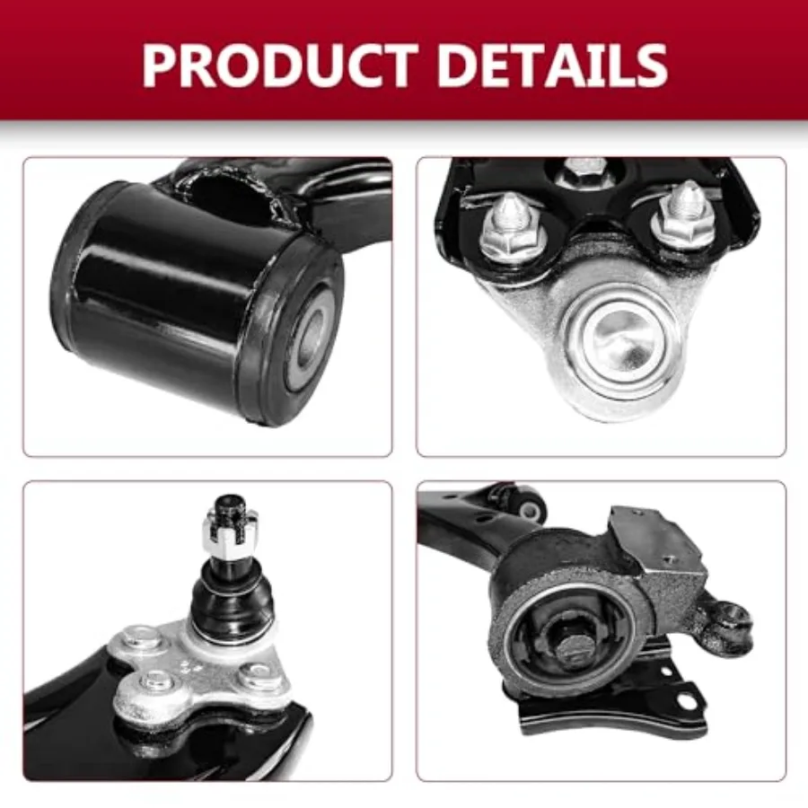 2 قطعة ذراع التحكم السفلي مع وصلة كروية لاستبدال 20132018 Acura RDX المركبات عالية القوة الصلب البناء تحسين Ha #6