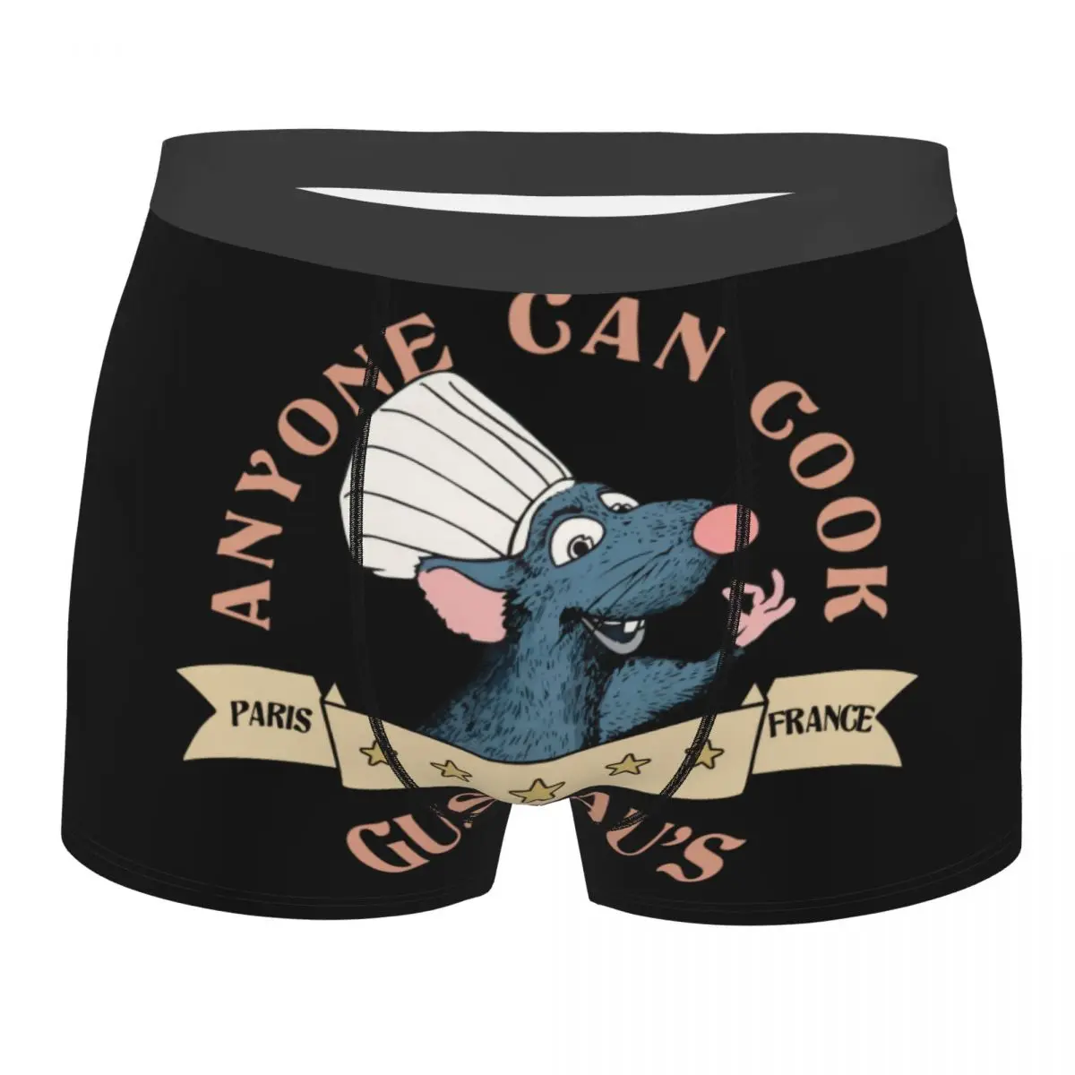 

Ratatouille Remy Cartoon Movie Underwear Men Sexy Print Custom Boxer Shorts Panties